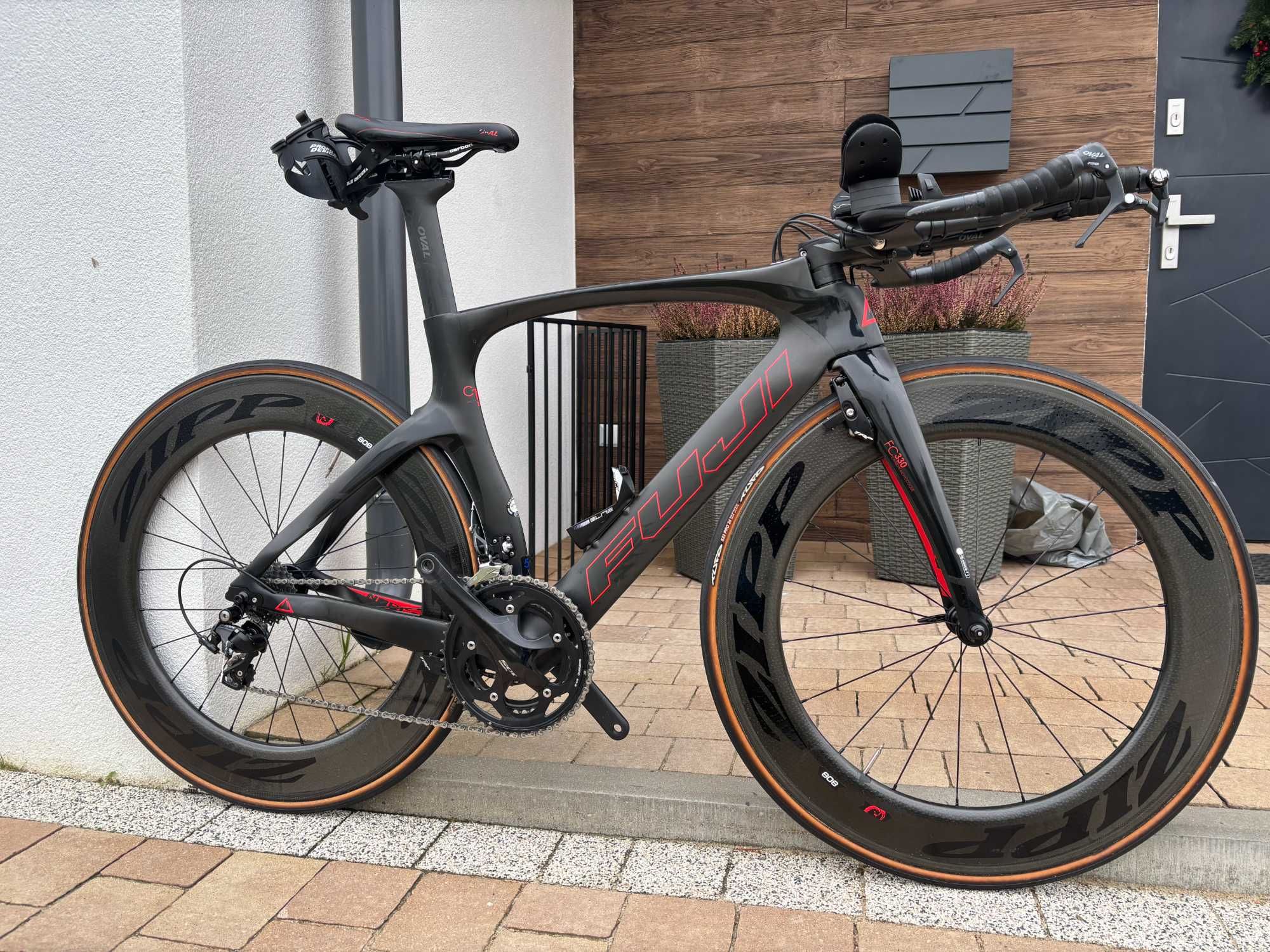 Fuji Norcom 1.1 na kołach ZIPP 808 Firecrest roz. 51