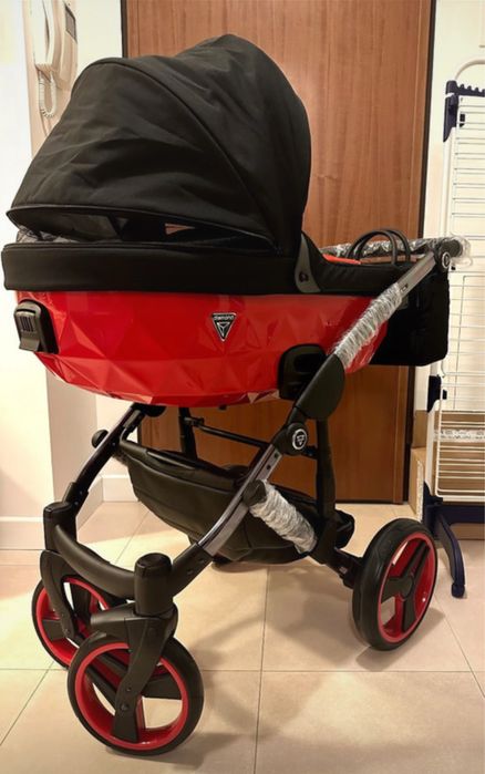 Wózek dziecięcy Junama 4w1 Diamond S-Line v2 01, fotelik, isofix
