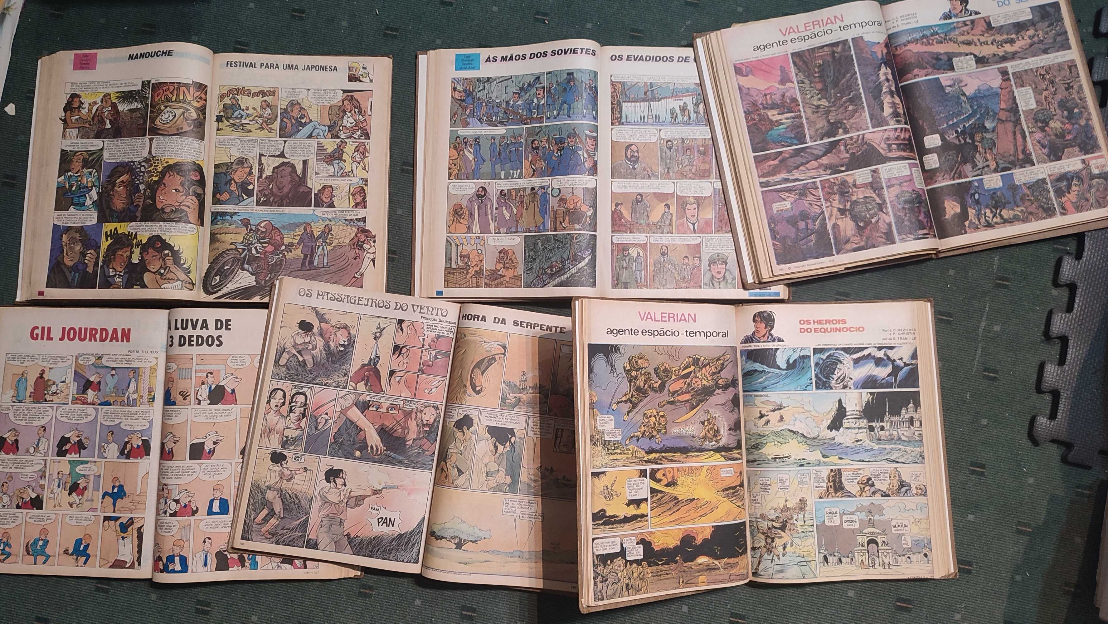 6 volumes Jornal da BD Encadernados - Histórias Completas