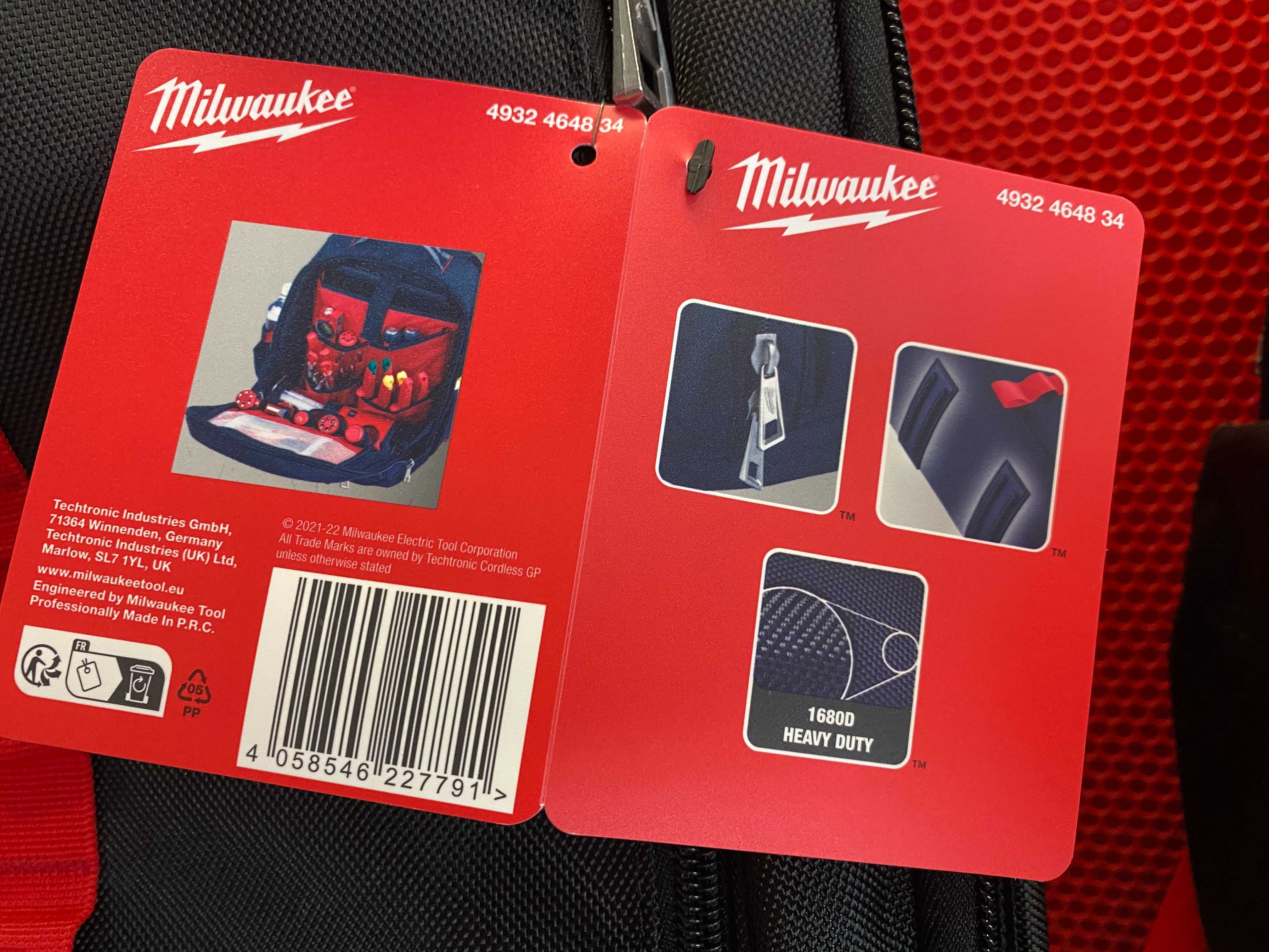 Рюкзак будівельника MILWAUKEE (оновлена модель)