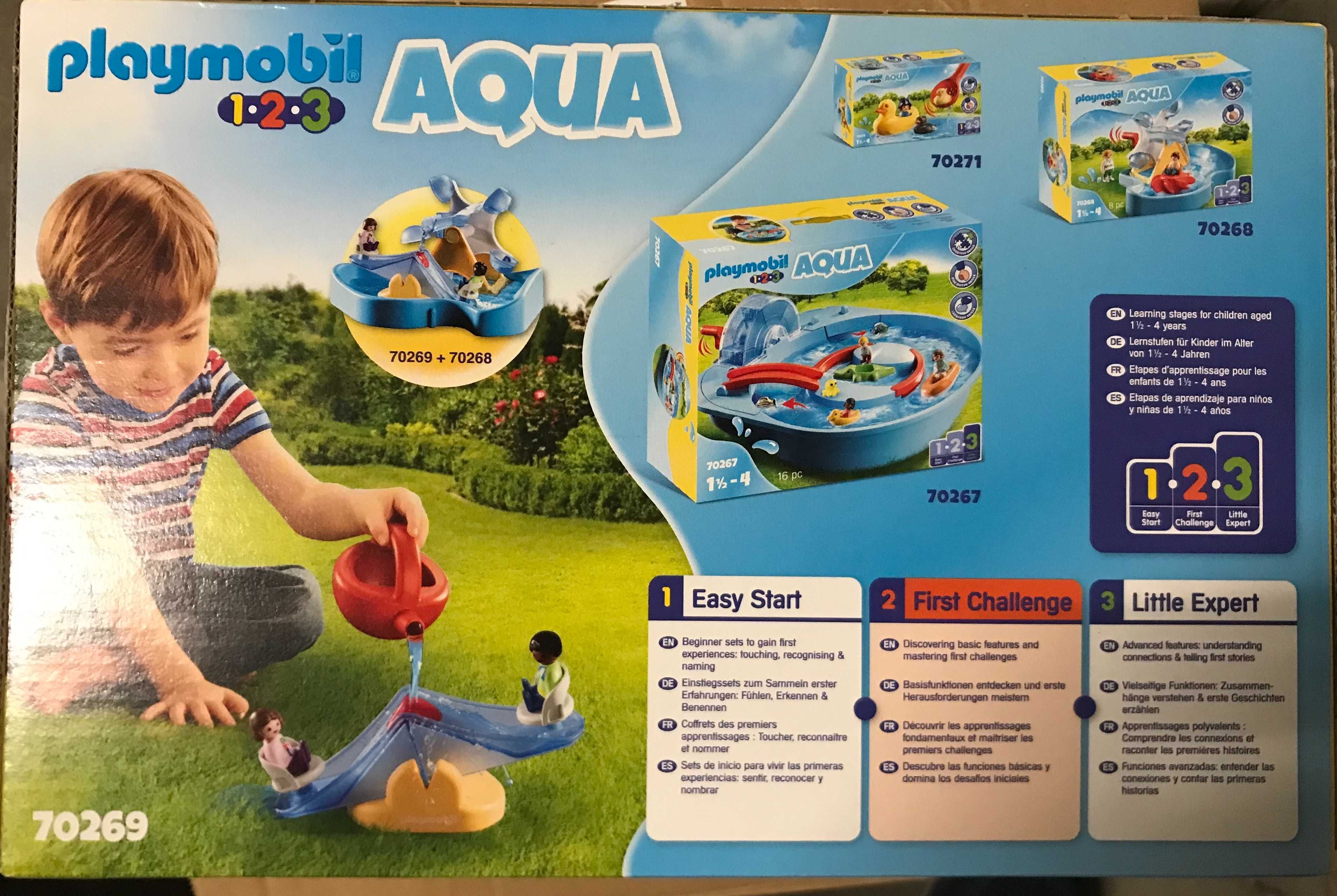 Playmobil klocki 1.2.3. Aqua 70269 zestaw huśtawka wodna z konewką