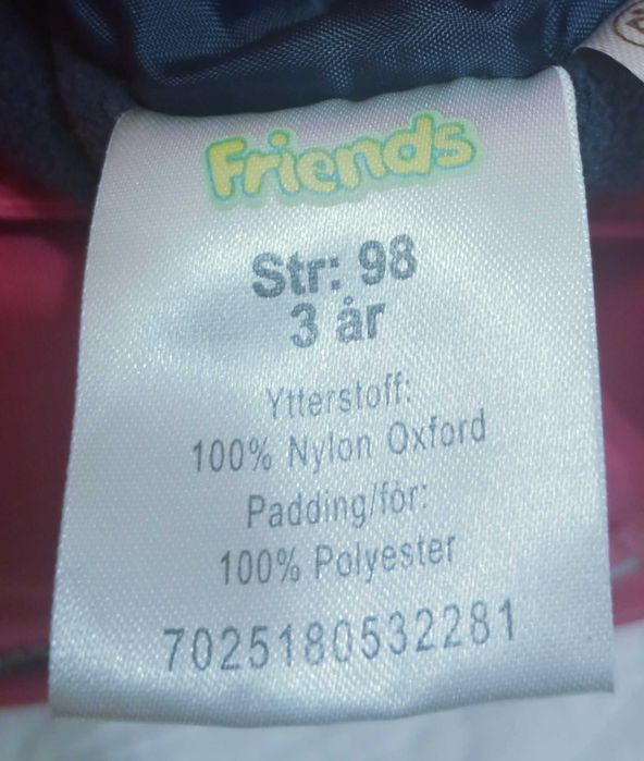 Kombinezn narciarski Frieds rozm 98