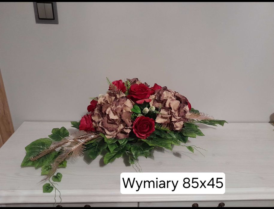 Kompozycja nagrobna, na cmentarz, wszystkich świętych, stroik