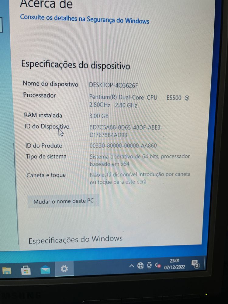 Vendo computador completo HP