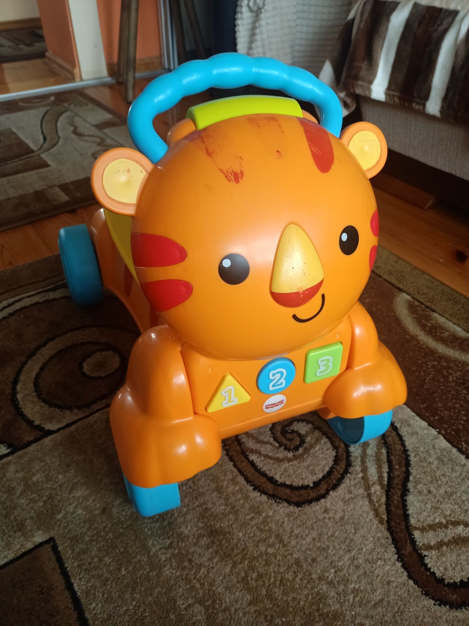 Tygrys jeździk chodzik fisher-price