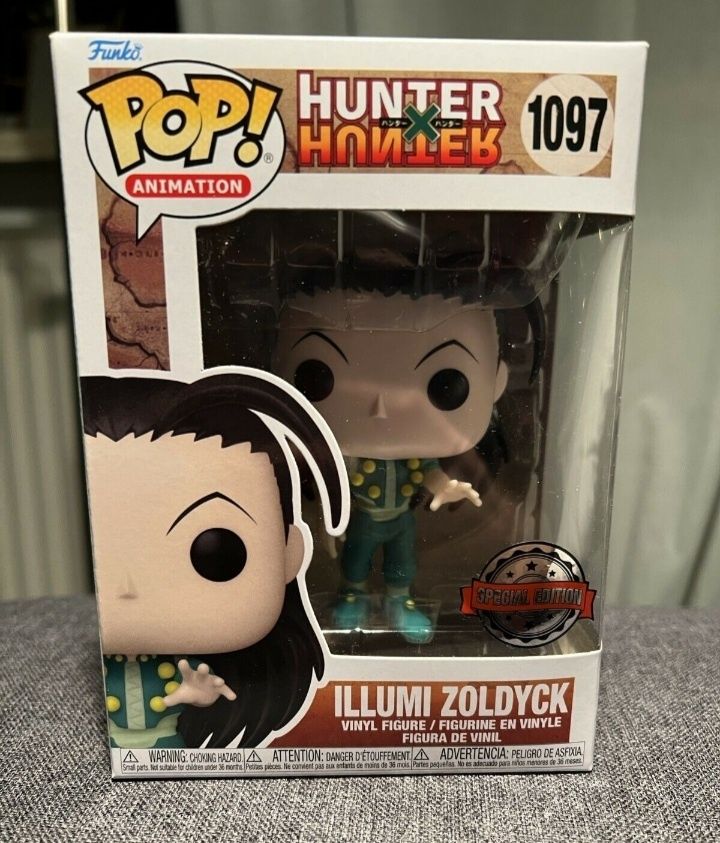 Hunter x Hunter 1097 Illumi Zoldyck Funko pop