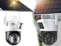 Profesjonalna Kamera Solarna Obrotowa Zewnętrzna WiFi Monitoring