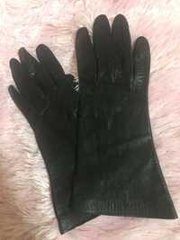Перчатки из натуральной кожи без подкладки