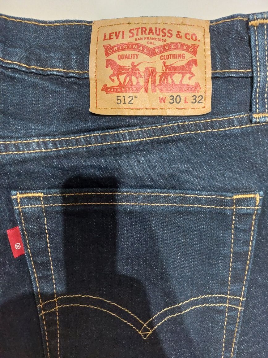 Spodnie Levi Strauss 512 r 30/32 piekne