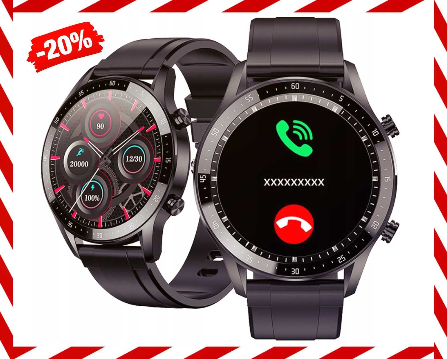 Nowoczesny Męski Zegarek Sportowy Smartwatch Polski *WYPRZEDAŻ*