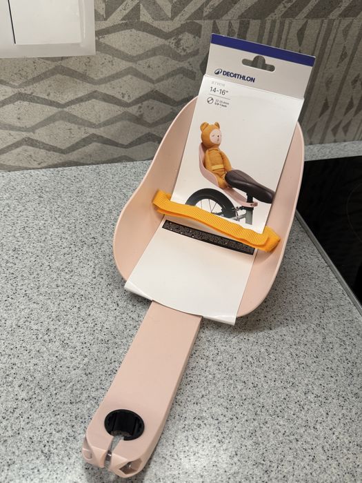 Fotelik do roweru dla lalki Decathlon