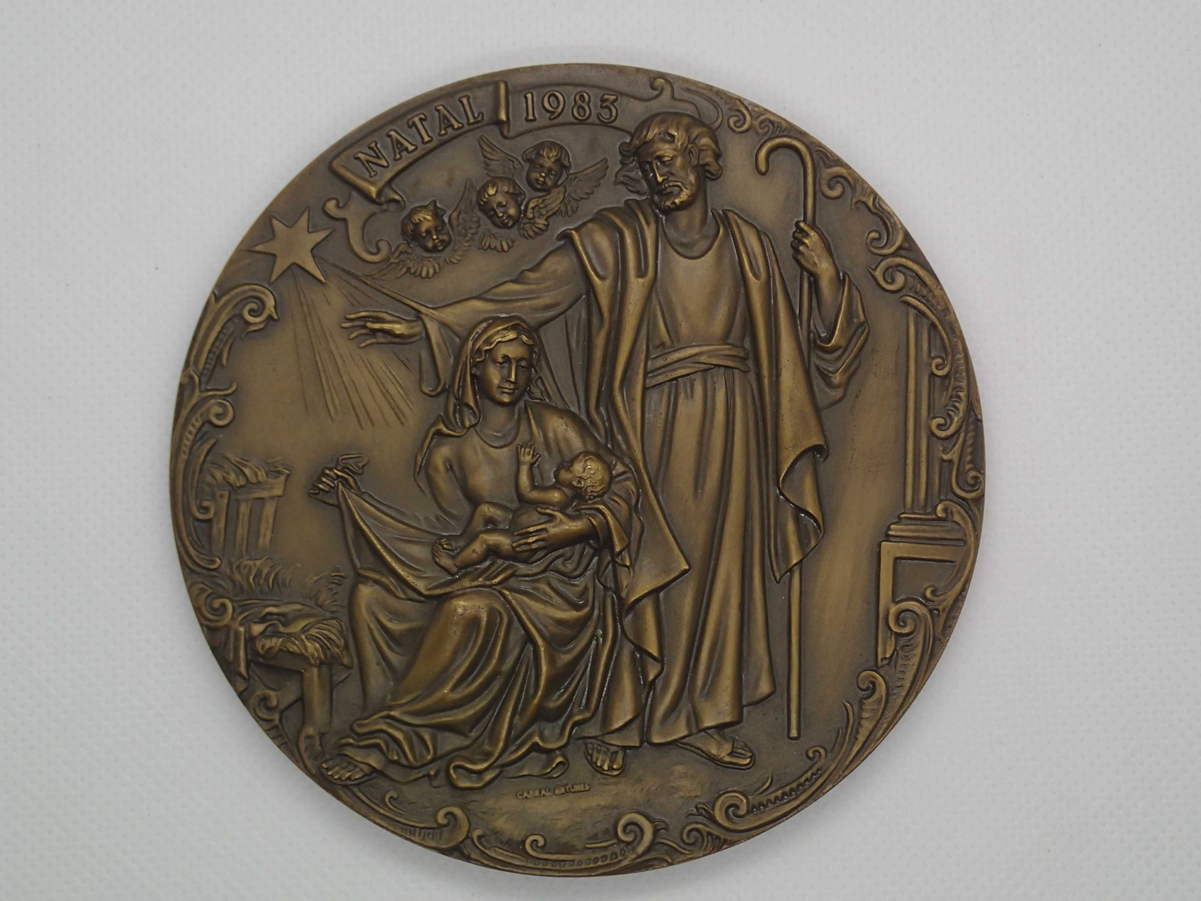 Medalha em bronze Natal de 1983