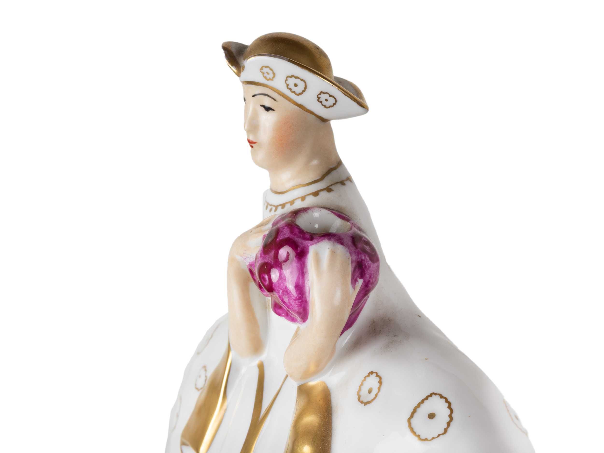 Candeeiro mulher espanhola porcelana Art Deco | 1920