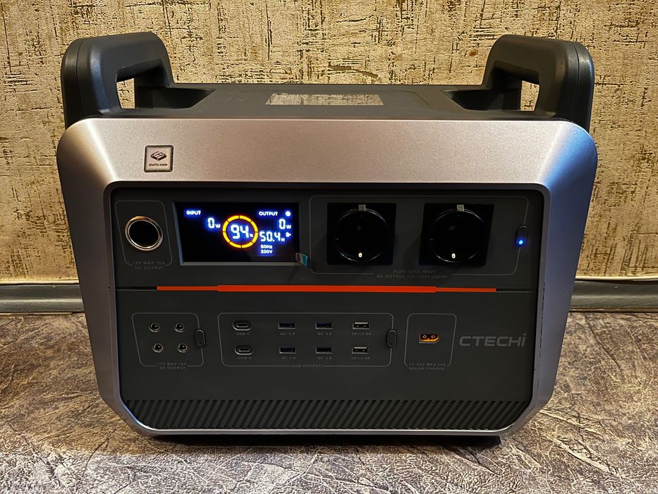 Зарядна станція CTECHI ST2000, 2000 Вт, 2073 Вт*год, LiFePO3