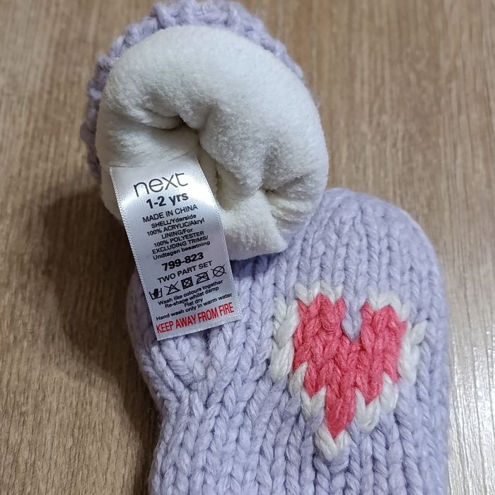 Cieplutkie rękawiczki dla maluszka 1-2 lata