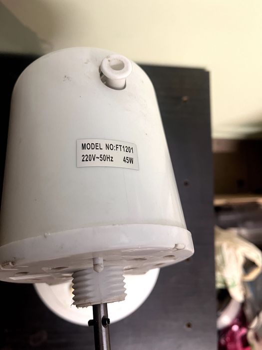 Вентилятор настольный не рабочий,