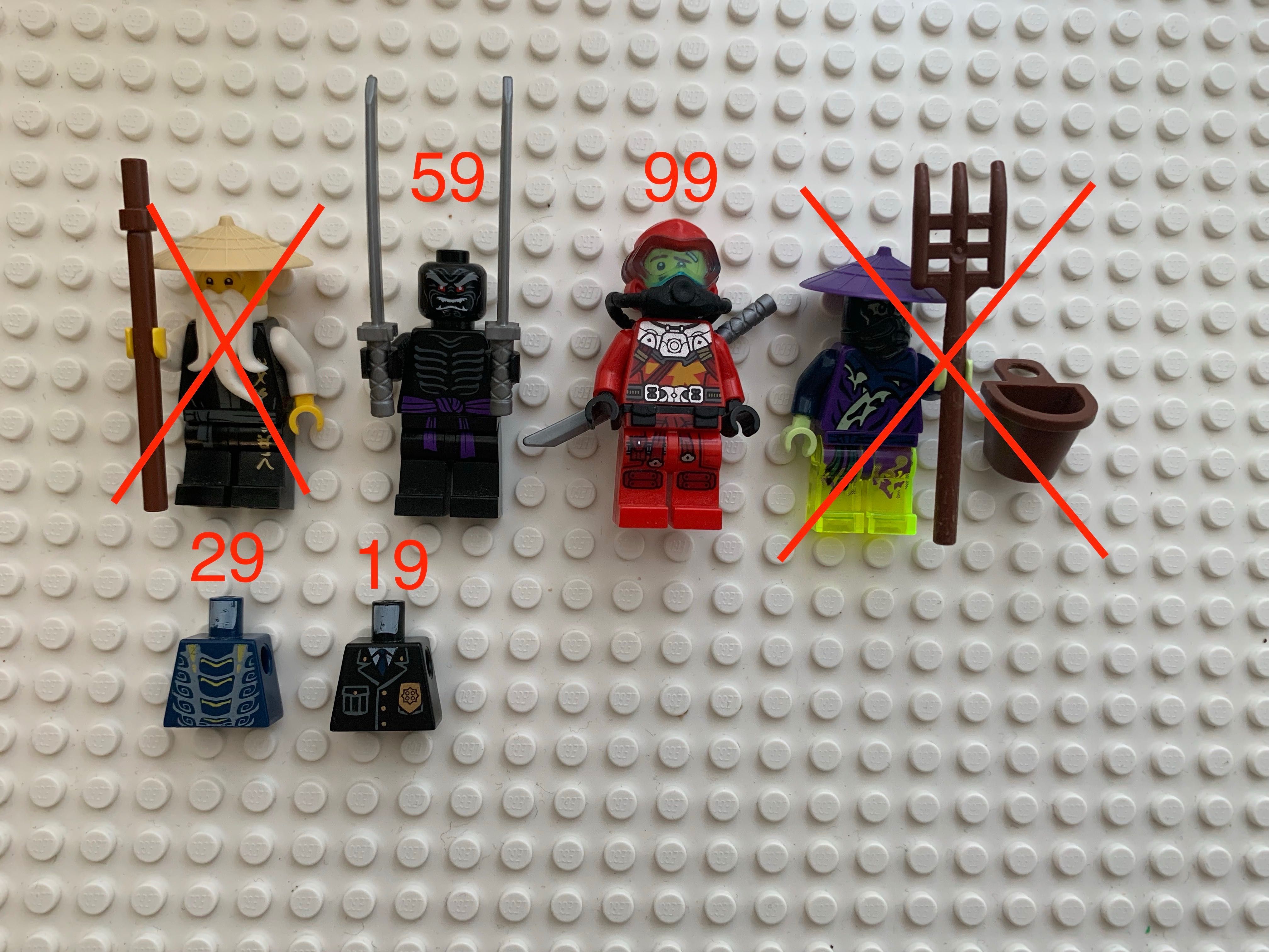 lego ninjago minifigures