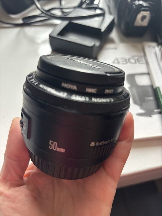 Фотоапарат canon 450d+спалах спалах Canon Speedlite 430EX II+обєктив