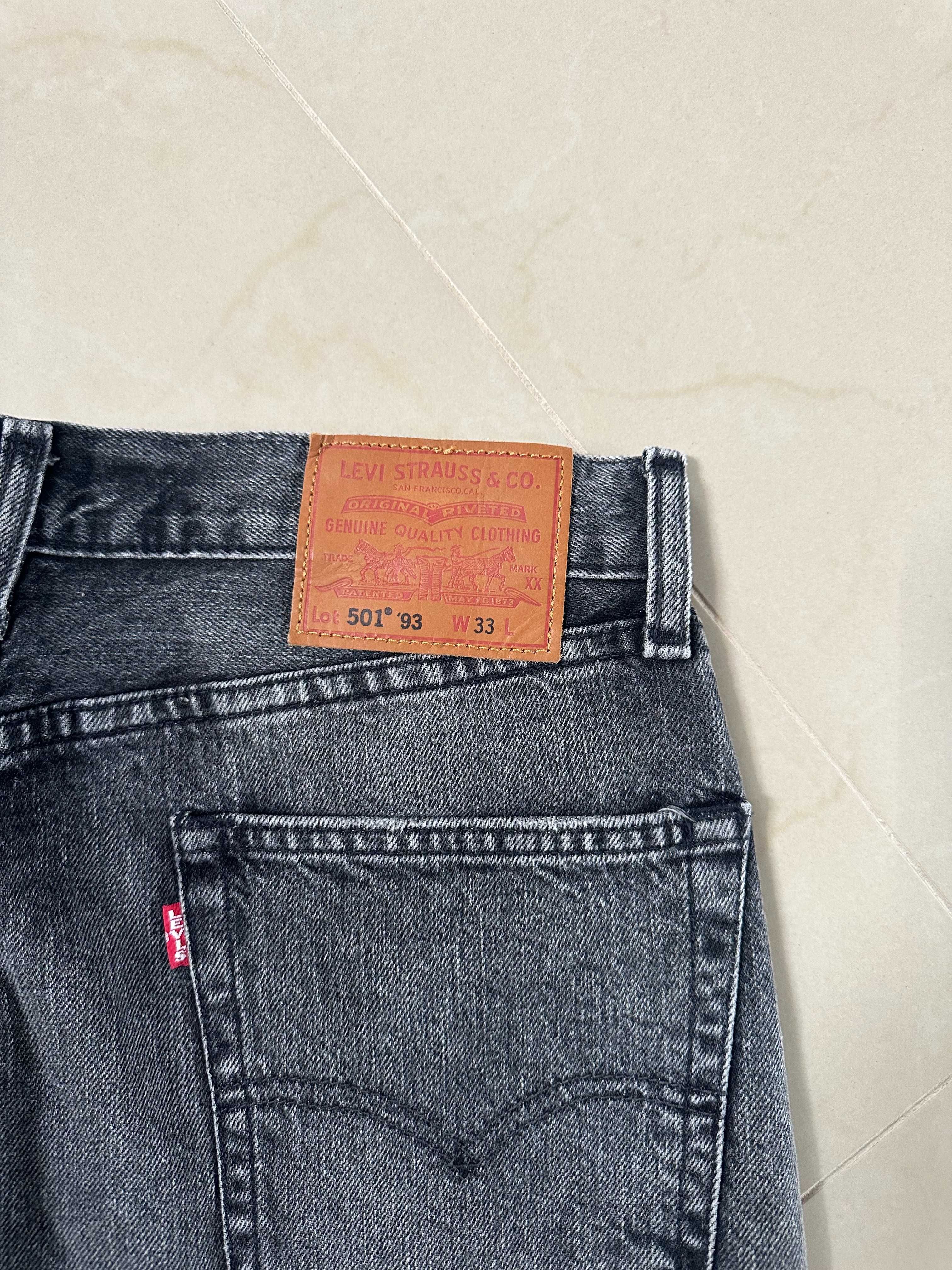 Levis 501 W33 Szorty Krótkie Spodenki Piękne