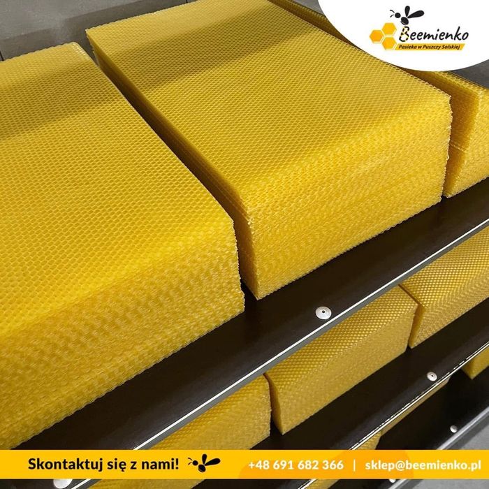 Przerób wosku na węze, wosk pszczeli, pszczoły