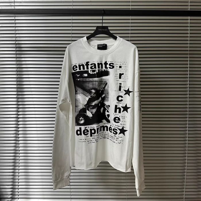 !УЖЕ В УКРАИНЕ! Enfants riches deprimes longsleeve лонг белый erd