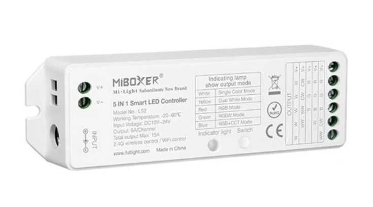 LGIDTECH LS2 Miboxer taśma świetlna LED 2,4GHz Wirelss kontroler 5 w 1