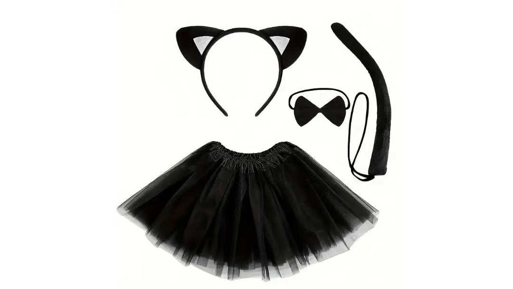 Strój kota na bal karnawałowy / przebranie dla dzieci 3-12 lat