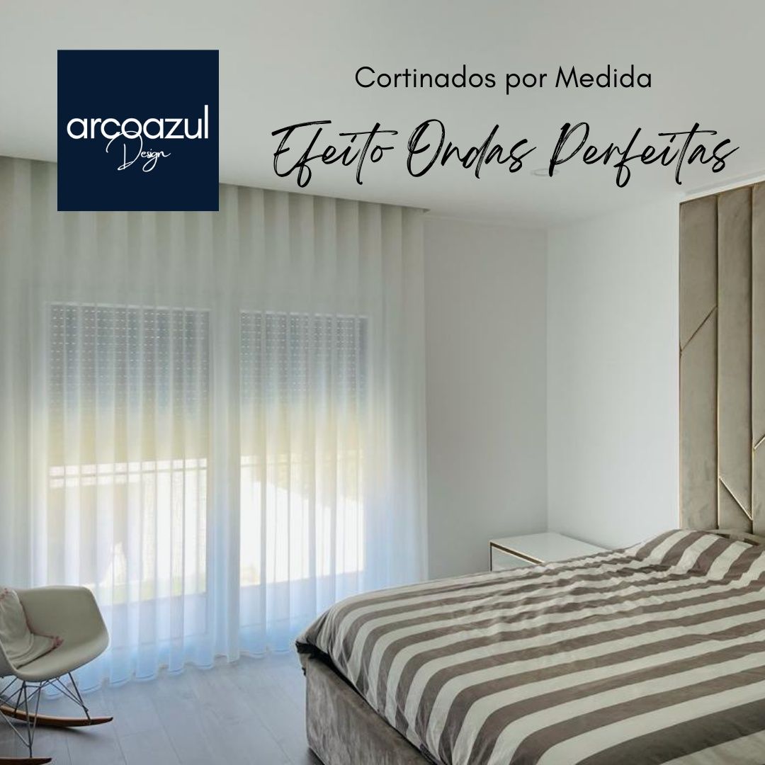 Cortinados por Medida Ondas Perfeitas By Arcoazul