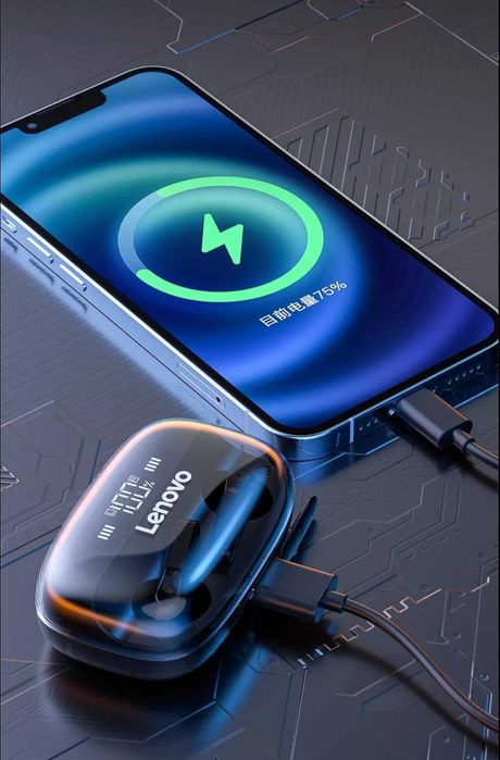 Оригінальні навушники  Lenovo QT81 Безпровідні Bluetooth