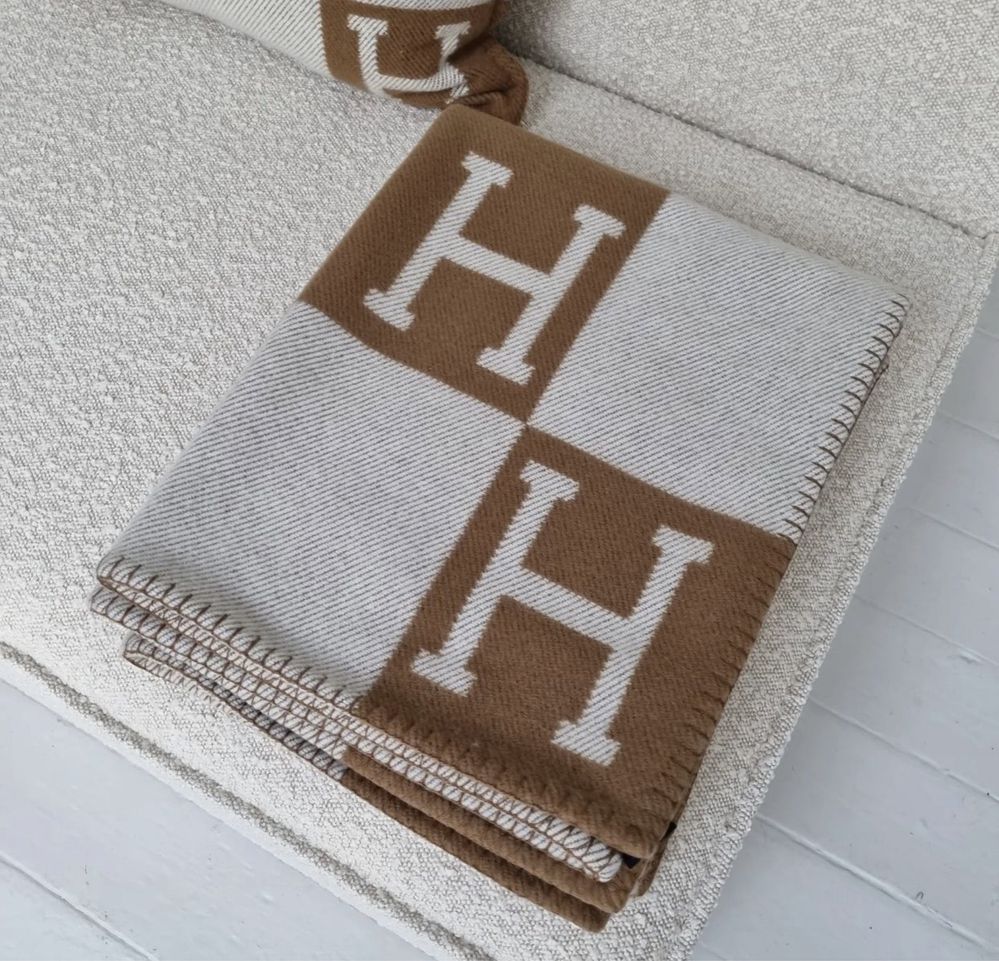Плед Hermes Avalon Camel коричневый