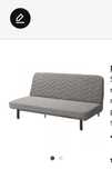 IKEA Sofa rozkładana i szafka biała