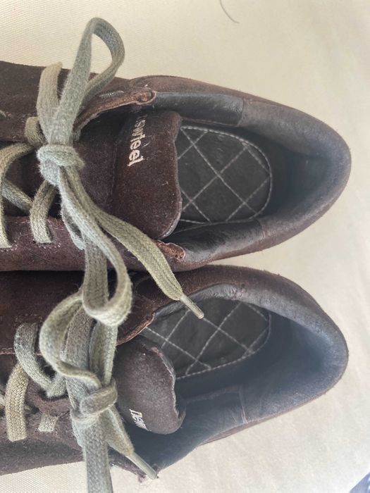 Tenis castanhos em camurça | Newfeel | 41