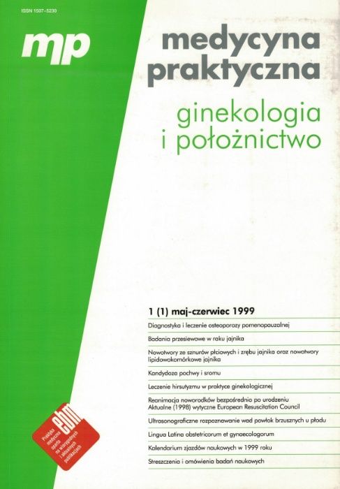 MP medycyna praktyczna ginekologia i położnictwo 1 maj-czerwiec 1999