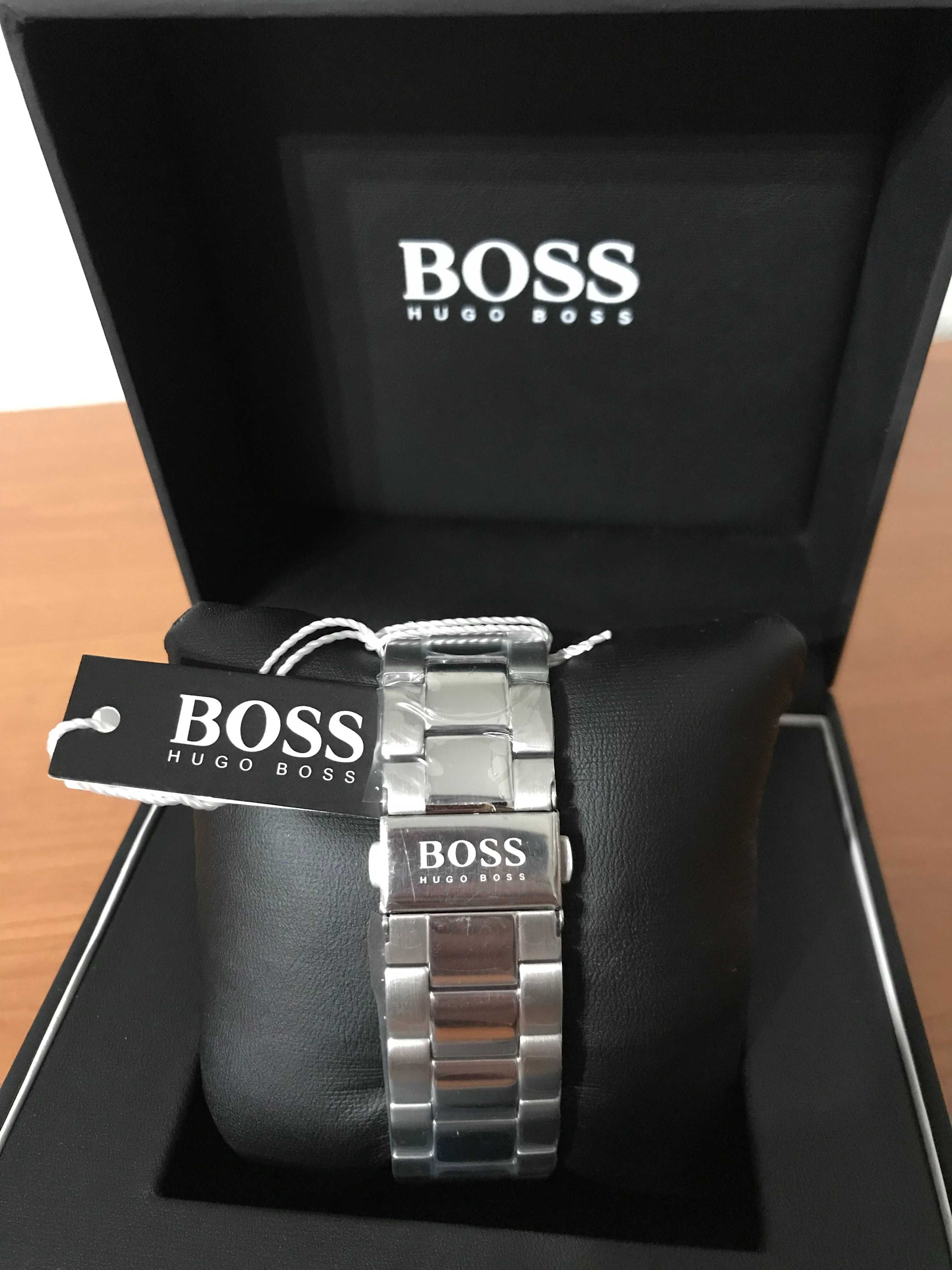 Relógio Hugo Boss Prateado & Preto