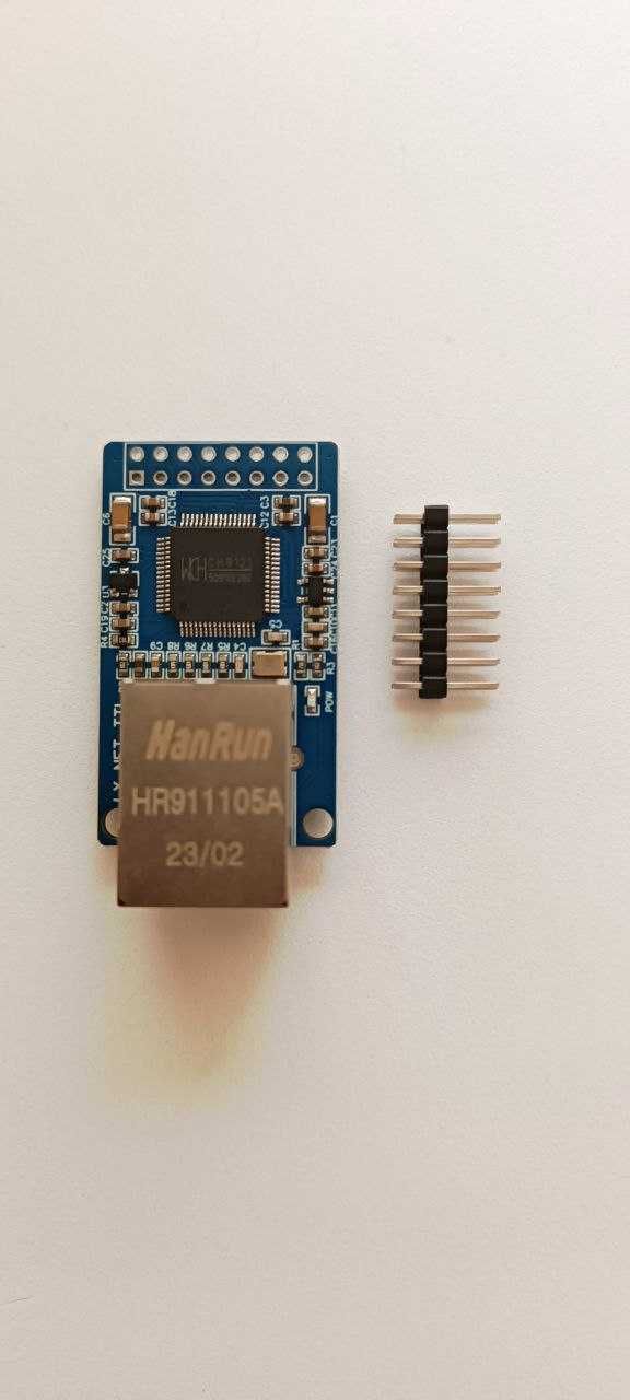 Модуль конвертор UART в Ethernet 2-х канальний на базі CH9121