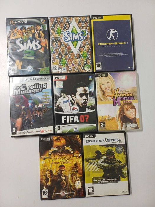 Jogos para PC DVD-ROM 8 unidades