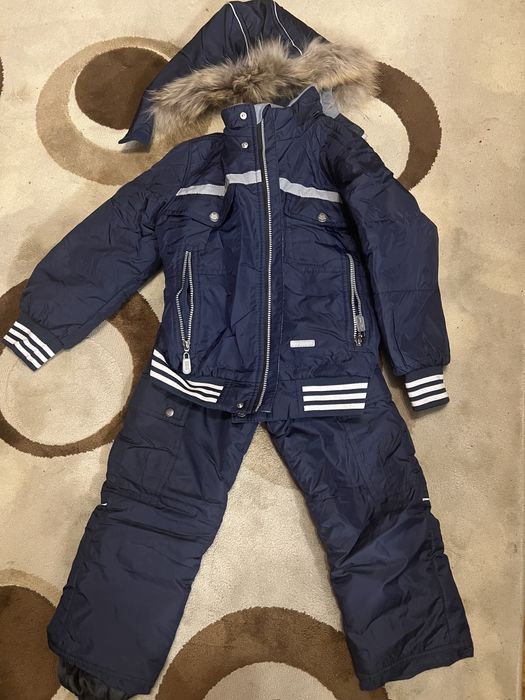 Детский зимний комбинезон куртка штаны 6 лет на мальчика