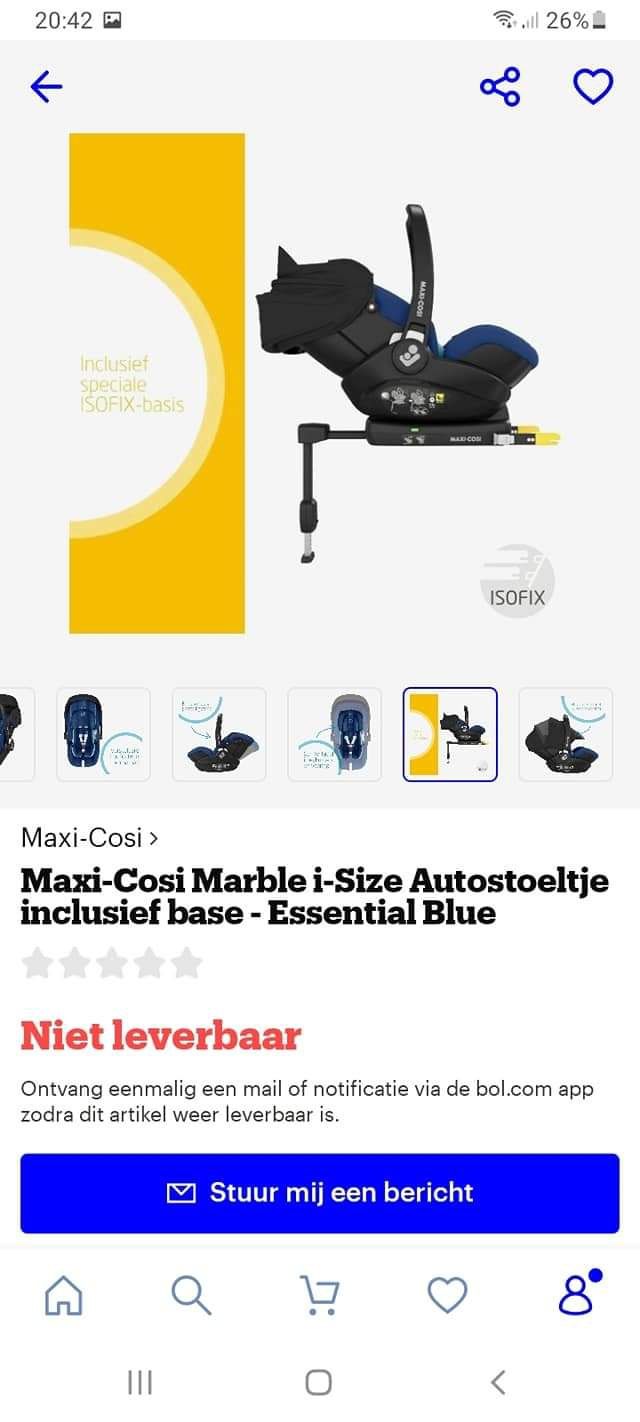 Fotelik Maxi cosi Marble i-size +isofix