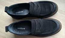 Buty Obuwie Damskie Mokasyny Zamszowe Wojas