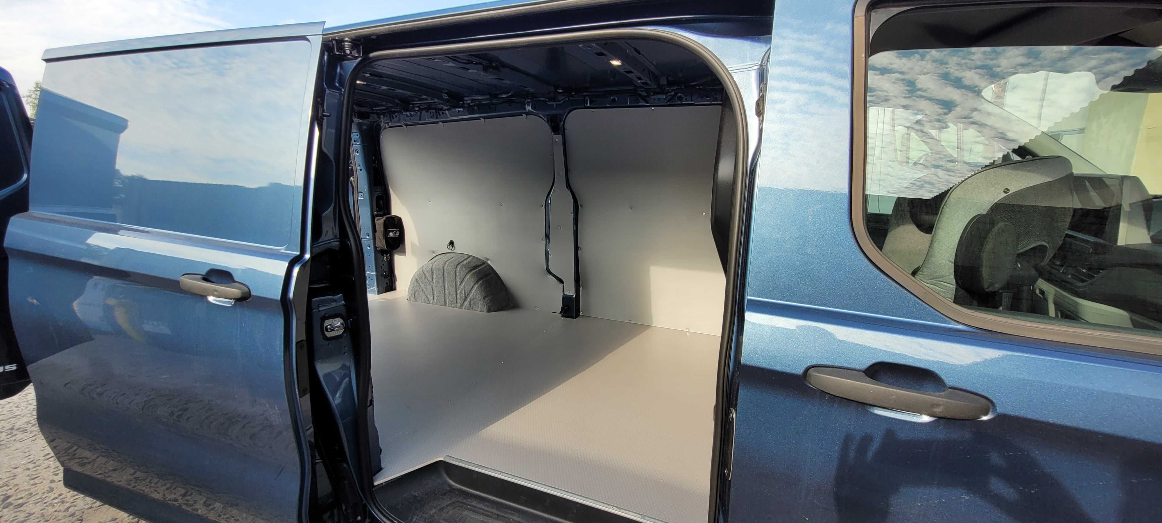 Zabudowa paki Ford Custom, CUSTOM II, VW T7 sklejka, podłoga boki