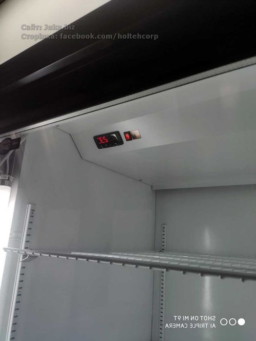 Холодильна шафа вітрина Inter 1200T чорний, стан супер. Є сервіс!