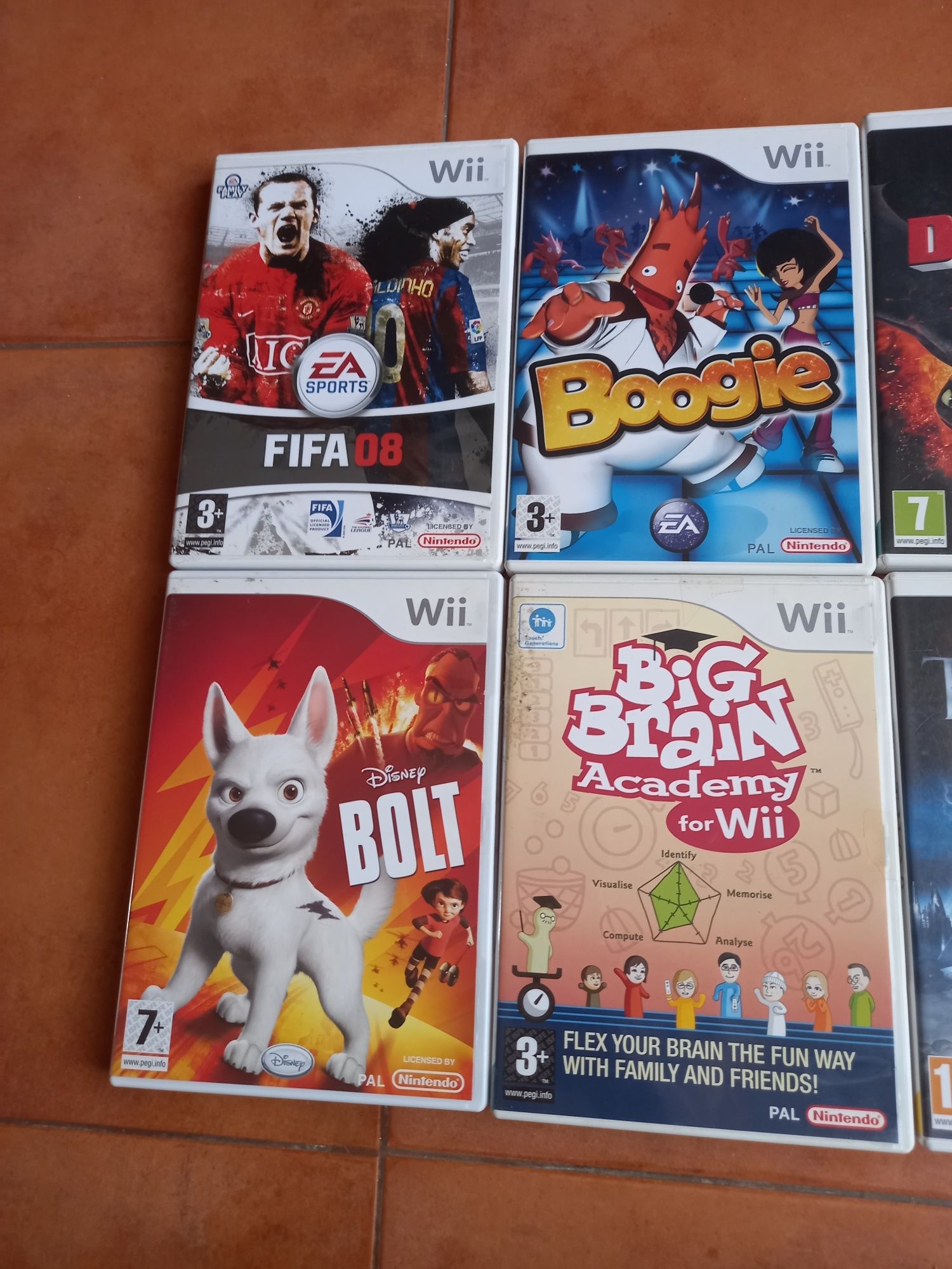 Jogos para Nintendo Wii.