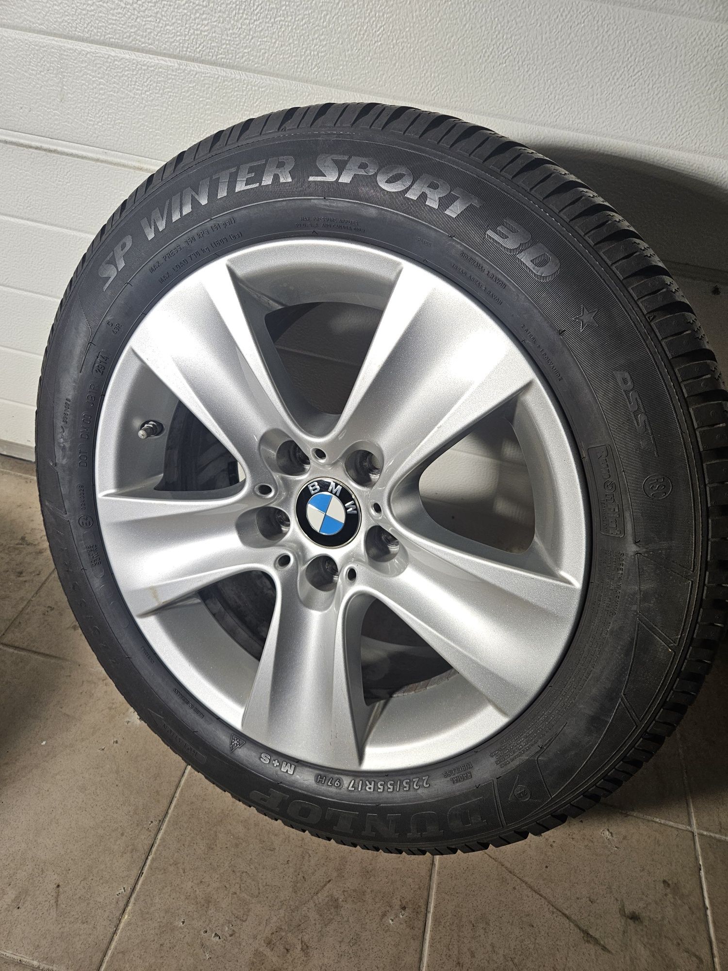 Kola zimowe Oryginalne BMW F10 F11 5x120 8J R17 Et 30
