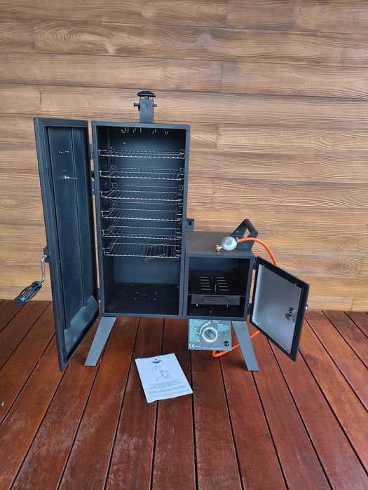 Metalowa Wędzarnia Ogrodowa DO RYB SERÓW WĘDLIN GAZOWA Suszarka Owoców