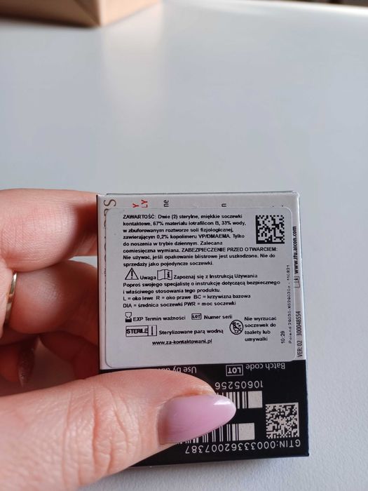 Soczewki kolorowe, miodowe