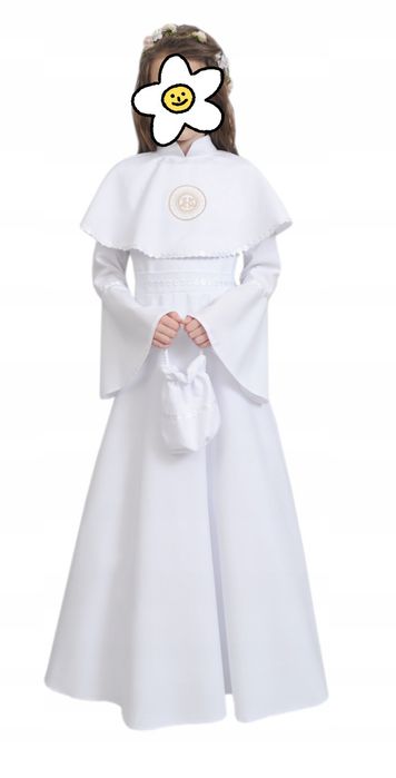 Sukienka alba komunijna 146 komunia jak nowa