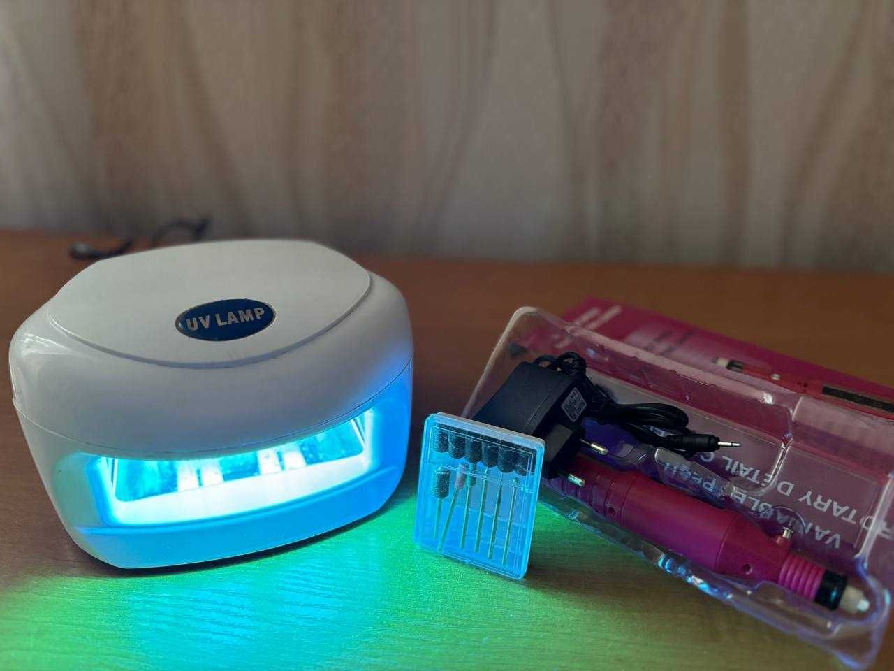 Лампа для сушки гель-лаку UV Lamp + подарунок