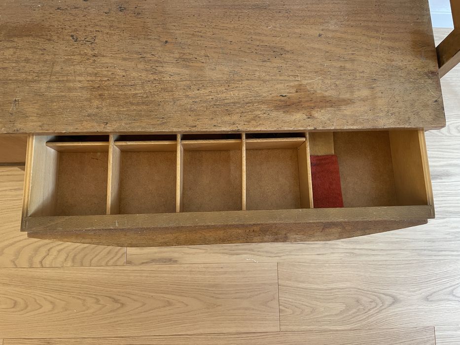 Niciak szafka nocna stolik boczny midcentury vintage 66x41 na kolkach