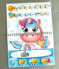 Czyste ząbki Kalendarz dla dzieci gra na rzepy