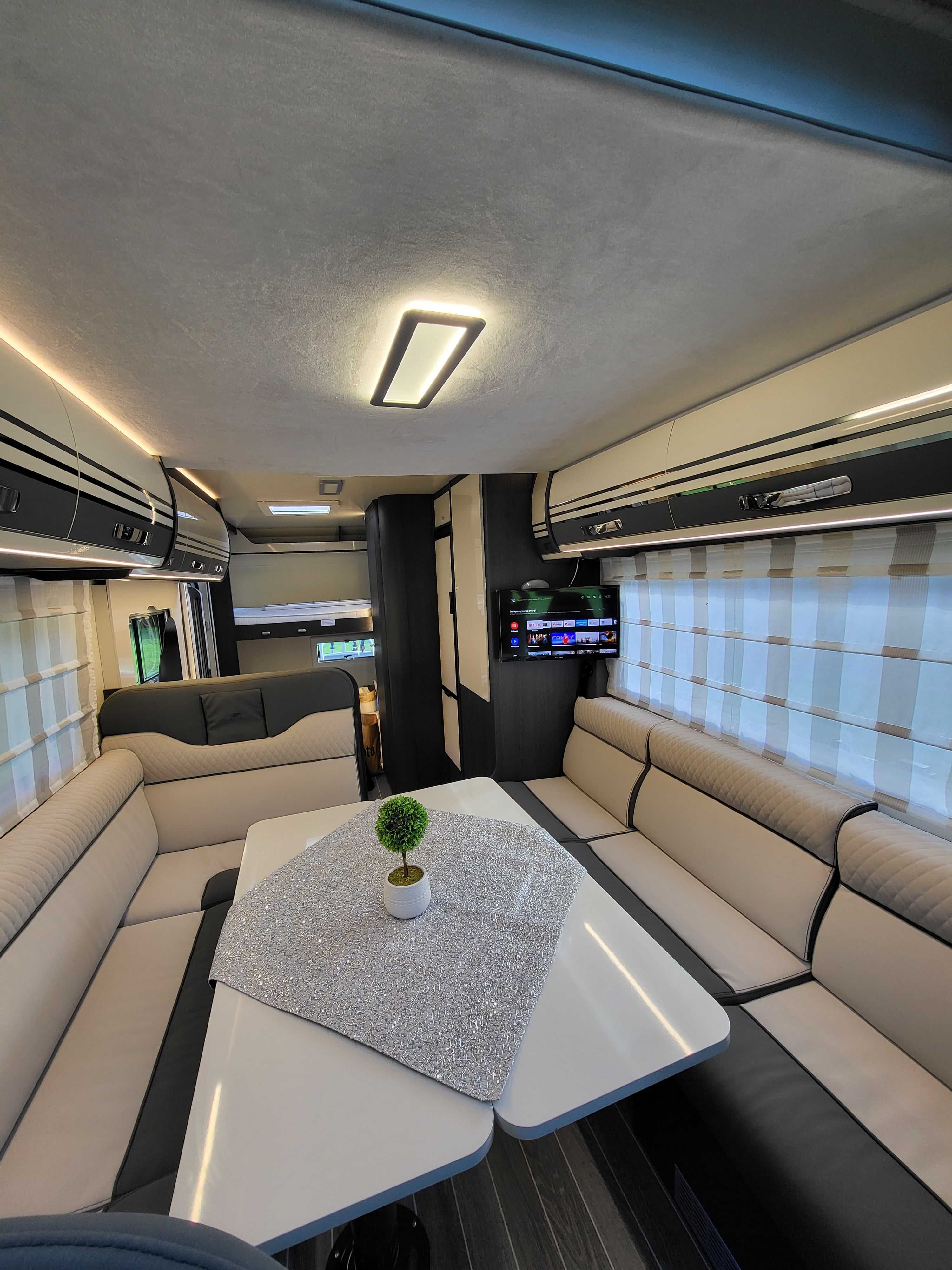 Kamper wynajem VIP 6 Duży Salon Full Opcja Wypożyczalnia do Wynajęcia